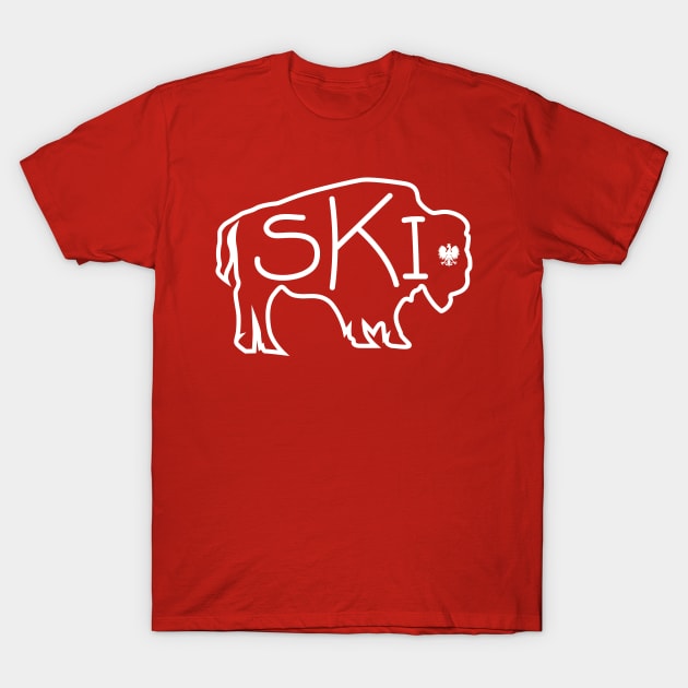 SKI Polish Name Buffalo New York Dyngus Day T-Shirt by PodDesignShop